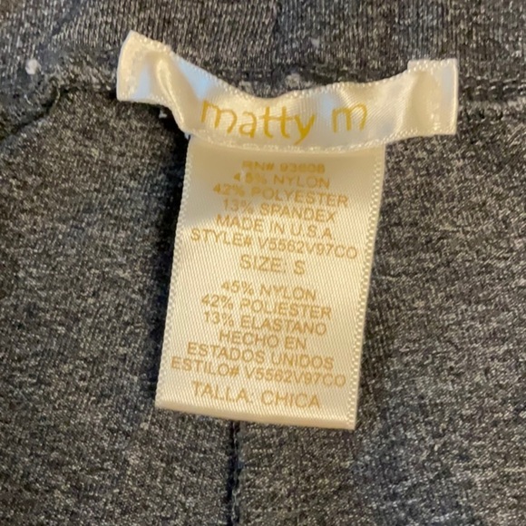 Matty M Dark Gray Track Pants - Picture 3 of 4